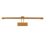 GloboStar® LAURA 60427 Μοντέρνο Φωτιστικό Τοίχου - Απλίκα Καθρέπτη Μπάνιου - Πίνακα LED 12W 1400lm 120° AC 220-240V IP44 Μ60 x Π27 x Υ13cm - Φυσικό Λευκό 4500K - Χάλκινο - 3 Χρόνια Εγγύηση - Image 3