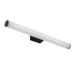 GloboStar® MABEL 60428 Μοντέρνο Φωτιστικό Τοίχου - Απλίκα Καθρέπτη Μπάνιου - Πίνακα LED 12W 1400lm 270° AC 220-240V IP44 Μ60 x Π10 x Υ5cm - Φυσικό Λευκό 4500K - Μαύρο - 3 Χρόνια Εγγύηση - Image 2