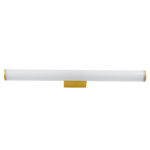 GloboStar® MABEL 60429 Μοντέρνο Φωτιστικό Τοίχου - Απλίκα Καθρέπτη Μπάνιου - Πίνακα LED 12W 1400lm 270° AC 220-240V IP44 Μ60 x Π10 x Υ5cm - Φυσικό Λευκό 4500K - Χρυσό - 3 Χρόνια Εγγύηση - Image 3
