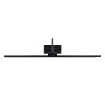 GloboStar® MIRA 60432 Μοντέρνο Φωτιστικό Τοίχου - Απλίκα Καθρέπτη Μπάνιου - Πίνακα LED 12W 1400lm 120° AC 220-240V IP44 Μ60 x Π20 x Υ13cm - Φυσικό Λευκό 4500K - Μαύρο - 3 Χρόνια Εγγύηση - Image 4