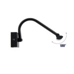 GloboStar® MIRA 60432 Μοντέρνο Φωτιστικό Τοίχου - Απλίκα Καθρέπτη Μπάνιου - Πίνακα LED 12W 1400lm 120° AC 220-240V IP44 Μ60 x Π20 x Υ13cm - Φυσικό Λευκό 4500K - Μαύρο - 3 Χρόνια Εγγύηση - Image 6