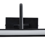 GloboStar® MIRA 60432 Μοντέρνο Φωτιστικό Τοίχου - Απλίκα Καθρέπτη Μπάνιου - Πίνακα LED 12W 1400lm 120° AC 220-240V IP44 Μ60 x Π20 x Υ13cm - Φυσικό Λευκό 4500K - Μαύρο - 3 Χρόνια Εγγύηση - Image 7