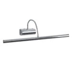 GloboStar® TROIS 60438 Μοντέρνο Φωτιστικό Τοίχου - Απλίκα Καθρέπτη Μπάνιου - Πίνακα LED 12W 1400lm 120° AC 220-240V IP44 Μ60 x Π24 x Υ18cm - Φυσικό Λευκό 4500K - Χρώμιο Νίκελ - 3 Χρόνια Εγγύηση - Image 2