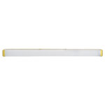 GloboStar® RENATA 60441 Μοντέρνο Φωτιστικό Τοίχου - Απλίκα Καθρέπτη Μπάνιου - Πίνακα LED 12W 1400lm 210° AC 220-240V IP44 Μ60 x Π4 x Υ5.5cm - Φυσικό Λευκό 4500K - Χρυσό - 3 Χρόνια Εγγύηση - Image 5