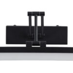 GloboStar® MARA 60446 Μοντέρνο Φωτιστικό Τοίχου - Απλίκα Καθρέπτη Μπάνιου - Πίνακα LED 12W 1400lm 120° AC 220-240V IP44 Μ60 x Π15 x Υ13cm - Φυσικό Λευκό 4500K - Μαύρο - 3 Χρόνια Εγγύηση - Image 8