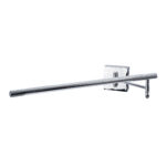 GloboStar® FRIDA 60458 Μοντέρνο Φωτιστικό Τοίχου - Απλίκα Καθρέπτη Μπάνιου - Πίνακα LED 12W 1400lm 120° AC 220-240V IP44 Μ51 x Π9 έως Π68(Ρυθμιζόμενο) x Υ10cm - Φυσικό Λευκό 4500K - Χρώμιο Νίκελ - 3 Χρόνια Εγγύηση - Image 3