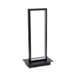 GloboStar® CORNELIE 60460 Επιτραπέζιο Φωτιστικό LED CCT 18W 1980lm 200° AC 220-240V - Εναλλαγή Φωτισμού μέσω Διακόπτη On/Off All In One Ψυχρό 6000k+Φυσικό 4500k+Θερμό 2700k Μ18 x Π10 x Υ36cm - Mαύρο - 3 Χρόνια Εγγύηση