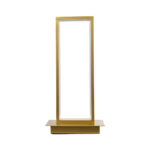 GloboStar® CORNELIE 60462 Επιτραπέζιο Φωτιστικό LED CCT 18W 1980lm 200° AC 220-240V - Εναλλαγή Φωτισμού μέσω Διακόπτη On/Off All In One Ψυχρό 6000k+Φυσικό 4500k+Θερμό 2700k Μ18 x Π10 x Υ36cm - Χρυσό - 3 Χρόνια Εγγύηση - Image 3