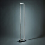 GloboStar® CORNELIE 60463 Επιδαπέδιο Φωτιστικό LED CCT 24W 2640lm 200° AC 220-240V - Εναλλαγή Φωτισμού μέσω Διακόπτη On/Off All In One Ψυχρό 6000k+Φυσικό 4500k+Θερμό 2700k Μ26 x Π16 x Υ153cm - Μαύρο - 3 Χρόνια Εγγύηση - Image 9
