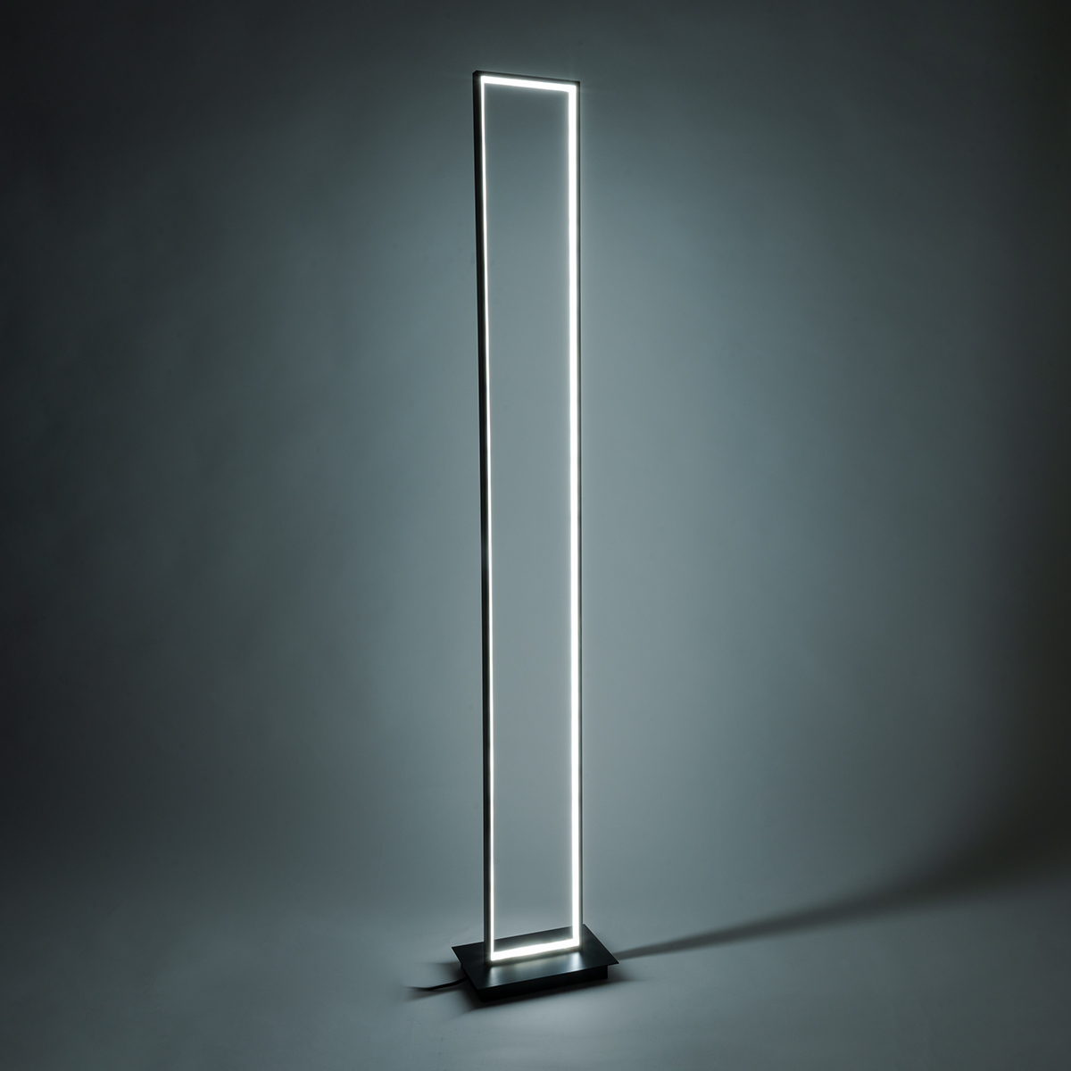 GloboStar® CORNELIE 60463 Επιδαπέδιο Φωτιστικό LED CCT 24W 2640lm 200° AC 220-240V - Εναλλαγή Φωτισμού μέσω Διακόπτη On/Off All In One Ψυχρό 6000k+Φυσικό 4500k+Θερμό 2700k Μ26 x Π16 x Υ153cm - Μαύρο - 3 Χρόνια Εγγύηση - Image 9