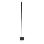 GloboStar® CORNELIE 60463 Επιδαπέδιο Φωτιστικό LED CCT 24W 2640lm 200° AC 220-240V - Εναλλαγή Φωτισμού μέσω Διακόπτη On/Off All In One Ψυχρό 6000k+Φυσικό 4500k+Θερμό 2700k Μ26 x Π16 x Υ153cm - Μαύρο - 3 Χρόνια Εγγύηση - Image 3