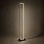 GloboStar® CORNELIE 60463 Επιδαπέδιο Φωτιστικό LED CCT 24W 2640lm 200° AC 220-240V - Εναλλαγή Φωτισμού μέσω Διακόπτη On/Off All In One Ψυχρό 6000k+Φυσικό 4500k+Θερμό 2700k Μ26 x Π16 x Υ153cm - Μαύρο - 3 Χρόνια Εγγύηση - Image 8