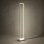 GloboStar® CORNELIE 60464 Επιδαπέδιο Φωτιστικό LED CCT 24W 2640lm 200° AC 220-240V - Εναλλαγή Φωτισμού μέσω Διακόπτη On/Off All In One Ψυχρό 6000k+Φυσικό 4500k+Θερμό 2700k Μ26 x Π16 x Υ153cm - Λευκό - 3 Χρόνια Εγγύηση - Image 8