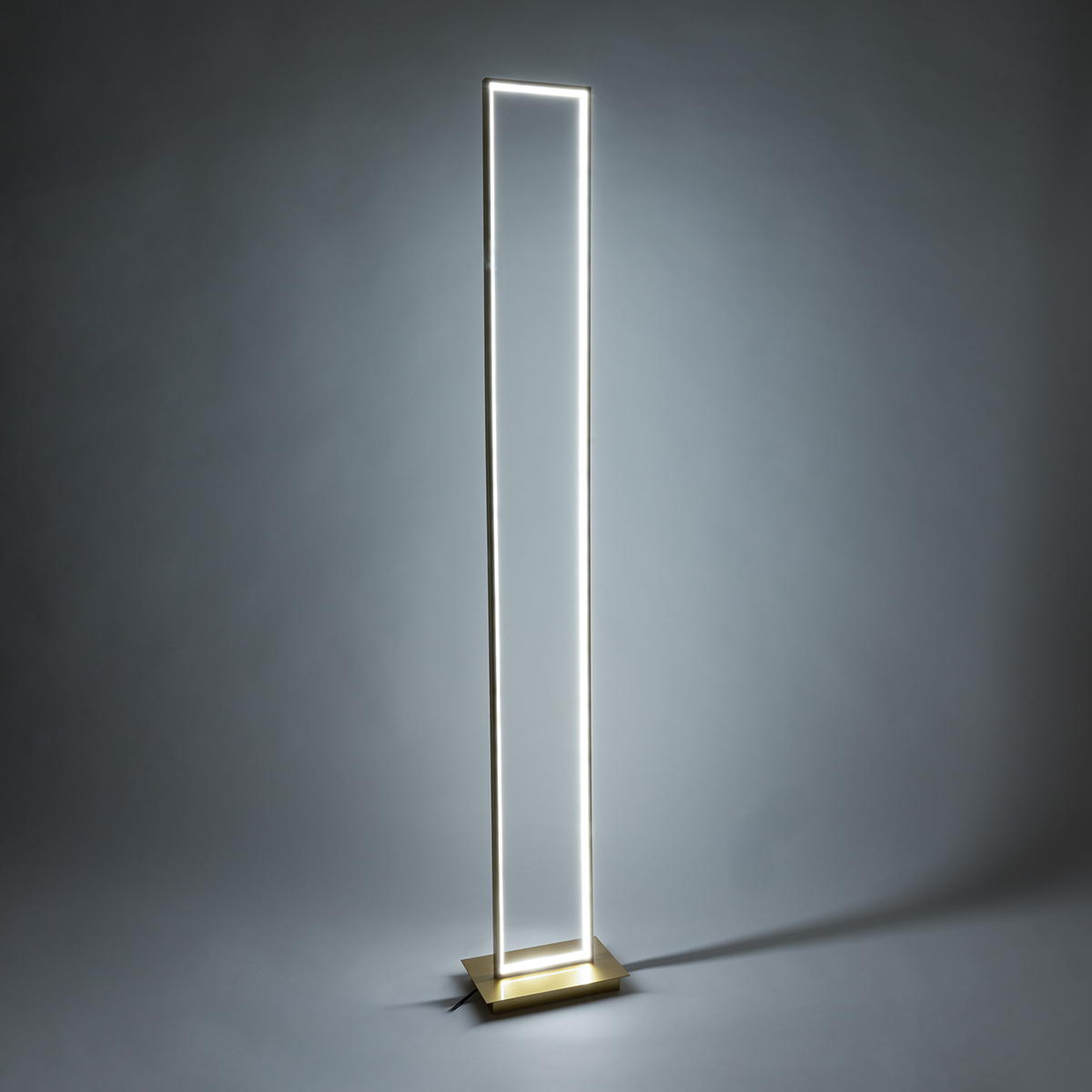 GloboStar® CORNELIE 60465 Επιδαπέδιο Φωτιστικό LED CCT 24W 2640lm 200° AC 220-240V - Εναλλαγή Φωτισμού μέσω Διακόπτη On/Off All In One Ψυχρό 6000k+Φυσικό 4500k+Θερμό 2700k Μ26 x Π16 x Υ153cm - Χρυσό - 3 Χρόνια Εγγύηση - Image 9