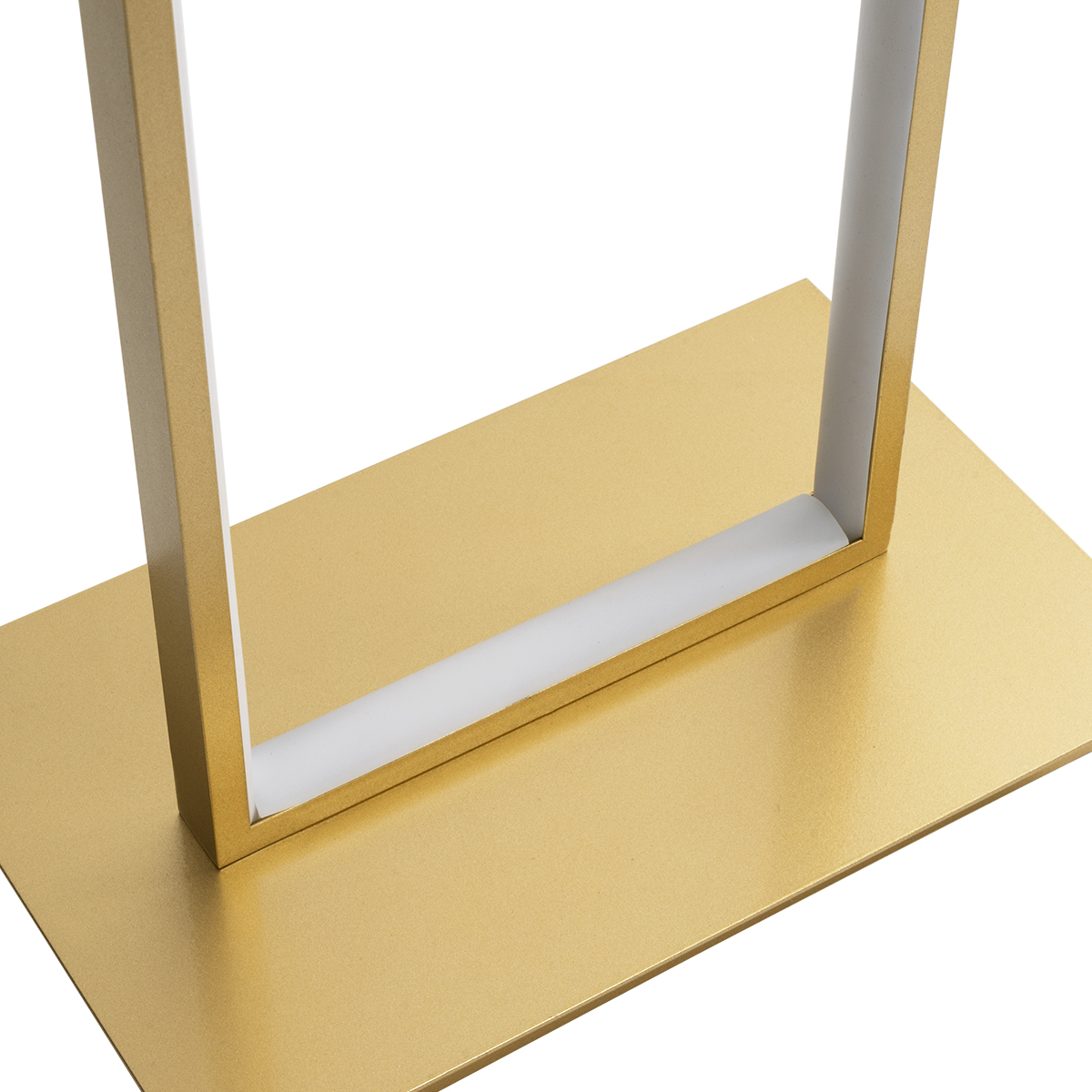 GloboStar® CORNELIE 60465 Επιδαπέδιο Φωτιστικό LED CCT 24W 2640lm 200° AC 220-240V - Εναλλαγή Φωτισμού μέσω Διακόπτη On/Off All In One Ψυχρό 6000k+Φυσικό 4500k+Θερμό 2700k Μ26 x Π16 x Υ153cm - Χρυσό - 3 Χρόνια Εγγύηση - Image 4