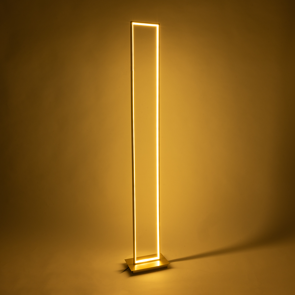 GloboStar® CORNELIE 60465 Επιδαπέδιο Φωτιστικό LED CCT 24W 2640lm 200° AC 220-240V - Εναλλαγή Φωτισμού μέσω Διακόπτη On/Off All In One Ψυχρό 6000k+Φυσικό 4500k+Θερμό 2700k Μ26 x Π16 x Υ153cm - Χρυσό - 3 Χρόνια Εγγύηση - Image 7