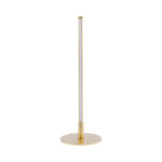 GloboStar® DALUMA 60469 Επιτραπέζιο Φωτιστικό LED CCT 8W 880lm 200° AC 220-240V - Εναλλαγή Φωτισμού μέσω On/Off All In One Ψυχρό 6000k+Φυσικό 4500k+Θερμό 2700k Μ15 x Π15 x Υ46cm - Χρυσό - 3 Χρόνια Εγγύηση - Image 2