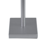 GloboStar® NEGA 60476 Μοντέρνο Επιτραπέζιο Φωτιστικό Πορτατίφ LED 2.2W 154lm 360° DC 5V Επαναφορτιζόμενο με Μπαταρία Li-ion 4000mAh - Διακόπτη Αφής - Θερμό Λευκό 2700K - Dimmable - D10 x H39cm - Ασημί - 2 Years Warranty - Image 10