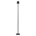 GloboStar® NEGA 60477 Μοντέρνο Επιδαπέδιο Φωτιστικό LED 2.2W 154lm 360° DC 5V Επαναφορτιζόμενο με Μπαταρία Li-ion 4000mAh - Διακόπτη Αφής - Θερμό Λευκό 2700K - Dimmable - D10 x H135cm - Μαύρο - 2 Years Warranty - Image 2