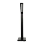 GLOBOSTAR® TEBLA 60482 Μοντέρνο Επιτραπέζιο Φωτιστικό Γραφείου με Ασύρματη Φόρτιση 5W 1A LED 5W 500lm 120° AC 220-240V IP20 Ρυθμιζόμενο Λευκό CCT με Αφή 2700K/4500K/6000K Dimmable - Bridgelux SMD Chip - Μαύρο - Μ11 x Π31 x Υ52cm - 2 Χρόνια Εγγύηση - Image 3