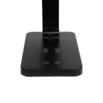 GLOBOSTAR® TEBLA 60482 Μοντέρνο Επιτραπέζιο Φωτιστικό Γραφείου με Ασύρματη Φόρτιση 5W 1A LED 5W 500lm 120° AC 220-240V IP20 Ρυθμιζόμενο Λευκό CCT με Αφή 2700K/4500K/6000K Dimmable - Bridgelux SMD Chip - Μαύρο - Μ11 x Π31 x Υ52cm - 2 Χρόνια Εγγύηση - Image 6