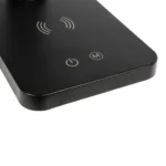 GLOBOSTAR® TEBLA 60482 Μοντέρνο Επιτραπέζιο Φωτιστικό Γραφείου με Ασύρματη Φόρτιση 5W 1A LED 5W 500lm 120° AC 220-240V IP20 Ρυθμιζόμενο Λευκό CCT με Αφή 2700K/4500K/6000K Dimmable - Bridgelux SMD Chip - Μαύρο - Μ11 x Π31 x Υ52cm - 2 Χρόνια Εγγύηση - Image 8