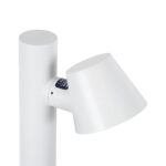 GloboStar® GARDENIA 60506 Φωτιστικό Κήπου - Κολωνάκι Αρχιτεκτονικού Φωτισμού Εξωτερικού Χώρου LED 7W 700lm 60° AC220-240V Αδιάβροχο IP65 - Σώμα Αλουμινίου & Tempered Glass - Μ12 x Π18 x Υ90cm - Θερμό Λευκό 2700K - Λευκό - Bridgelux Chip - 5 Years Warranty - Image 7