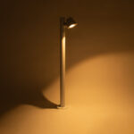 GloboStar® GARDENIA 60506 Φωτιστικό Κήπου - Κολωνάκι Αρχιτεκτονικού Φωτισμού Εξωτερικού Χώρου LED 7W 700lm 60° AC220-240V Αδιάβροχο IP65 - Σώμα Αλουμινίου & Tempered Glass - Μ12 x Π18 x Υ90cm - Θερμό Λευκό 2700K - Λευκό - Bridgelux Chip - 5 Years Warranty - Image 8