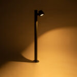 GloboStar® GARDENIA 60507 Φωτιστικό Κήπου - Κολωνάκι Αρχιτεκτονικού Φωτισμού Εξωτερικού Χώρου LED 7W 700lm 60° AC220-240V Αδιάβροχο IP65 - Σώμα Αλουμινίου & Tempered Glass - Μ12 x Π18 x Υ90cm - Θερμό Λευκό 2700K - Γκρι Ανθρακί - Bridgelux Chip - 5 Years Warranty - Image 8