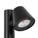 GloboStar® GARDENIA 60508 Φωτιστικό Κήπου - Κολωνάκι Αρχιτεκτονικού Φωτισμού Εξωτερικού Χώρου LED 7W 700lm 60° AC220-240V Αδιάβροχο IP65 - Σώμα Αλουμινίου & Tempered Glass - Μ12 x Π18 x Υ90cm - Θερμό Λευκό 2700K - Μαύρο - Bridgelux Chip - 5 Years Warranty - Image 6