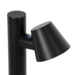 GloboStar® GARDENIA 60508 Φωτιστικό Κήπου - Κολωνάκι Αρχιτεκτονικού Φωτισμού Εξωτερικού Χώρου LED 7W 700lm 60° AC220-240V Αδιάβροχο IP65 - Σώμα Αλουμινίου & Tempered Glass - Μ12 x Π18 x Υ90cm - Θερμό Λευκό 2700K - Μαύρο - Bridgelux Chip - 5 Years Warranty - Image 7