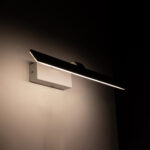 GloboStar® MIRROR 60512 Φωτιστικό Τοίχου - Απλίκα LED 12W 1440lm 120° AC 85-265V IP54 Φυσικό Λευκό 4500K Λευκό Μέταλλο - Μ42 x Π5 x Υ15cm - 2 Xρόνια Εγγύηση - Image 2