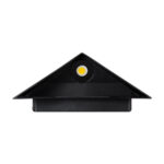 GloboStar® STEALTH 60523 Φωτιστικό Τοίχου - Απλίκα Αρχιτεκτονικού Φωτισμού Εσωτερικού/Εξωτερικού Χώρου Up or Down LED 10W 1100lm 60° AC220-240V Αδιάβροχο IP65 - Σώμα Αλουμινίου & Tempered Glass - Μ17 x Π17 x Υ7.5cm - Φυσικό Λευκό 4500K - Μαύρο - Bridgelux Chip - 5 Years Warranty - Image 6