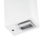 GloboStar® LINOR 60527 Φωτιστικό Τοίχου - Απλίκα Αρχιτεκτονικού Φωτισμού Εσωτερικού/Εξωτερικού Χώρου Up & Down LED 10W 1000lm 60° AC220-240V Αδιάβροχο IP65 - Σώμα Αλουμινίου & Tempered Glass - Μ12.5 x Π6 x Υ4cm - Θερμό Λευκό 2700K - Λευκό - Bridgelux Chip - 5 Years Warranty - Image 6