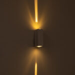 GloboStar® LINOR 60527 Φωτιστικό Τοίχου - Απλίκα Αρχιτεκτονικού Φωτισμού Εσωτερικού/Εξωτερικού Χώρου Up & Down LED 10W 1000lm 60° AC220-240V Αδιάβροχο IP65 - Σώμα Αλουμινίου & Tempered Glass - Μ12.5 x Π6 x Υ4cm - Θερμό Λευκό 2700K - Λευκό - Bridgelux Chip - 5 Years Warranty - Image 7