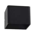 GloboStar® CIRCOA 60535 Φωτιστικό Τοίχου - Απλίκα Αρχιτεκτονικού Φωτισμού Εσωτερικού/Εξωτερικού Χώρου Up & Down LED 10W 1056lm 60° AC 220-240V IP44 Μ10 x Π8 x Υ10cm - Θερμό Λευκό 2700K - Μαύρο - Bridgelux Chip - 3 Years Warranty - Image 3