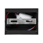 GloboStar® CIRCOA 60535 Φωτιστικό Τοίχου - Απλίκα Αρχιτεκτονικού Φωτισμού Εσωτερικού/Εξωτερικού Χώρου Up & Down LED 10W 1056lm 60° AC 220-240V IP44 Μ10 x Π8 x Υ10cm - Θερμό Λευκό 2700K - Μαύρο - Bridgelux Chip - 3 Years Warranty - Image 5