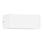 GloboStar® CIRCOA 60542 Φωτιστικό Τοίχου - Απλίκα Αρχιτεκτονικού Φωτισμού Εσωτερικού/Εξωτερικού Χώρου Up & Down LED 10W 1080lm 60° AC 220-240V IP44 Μ20 x Π8 x Υ10cm - Θερμό Λευκό 2700K - Λευκό - Bridgelux Chip - 3 Years Warranty - Image 2