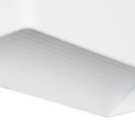 GloboStar® CIRCOA 60542 Φωτιστικό Τοίχου - Απλίκα Αρχιτεκτονικού Φωτισμού Εσωτερικού/Εξωτερικού Χώρου Up & Down LED 10W 1080lm 60° AC 220-240V IP44 Μ20 x Π8 x Υ10cm - Θερμό Λευκό 2700K - Λευκό - Bridgelux Chip - 3 Years Warranty - Image 6