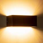 GloboStar® CIRCOA 60543 Φωτιστικό Τοίχου - Απλίκα Αρχιτεκτονικού Φωτισμού Εσωτερικού/Εξωτερικού Χώρου Up & Down LED 10W 1080lm 60° AC 220-240V IP44 Μ20 x Π8 x Υ10cm - Θερμό Λευκό 2700K - Γκρι Ανθρακί - Bridgelux Chip - 3 Years Warranty - Image 7