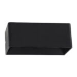 GloboStar® CIRCOA 60544 Φωτιστικό Τοίχου - Απλίκα Αρχιτεκτονικού Φωτισμού Εσωτερικού/Εξωτερικού Χώρου Up & Down LED 10W 1080lm 60° AC 220-240V IP44 Μ20 x Π8 x Υ10cm - Θερμό Λευκό 2700K - Μαύρο - Bridgelux Chip - 3 Years Warranty - Image 3