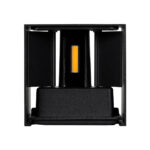 GloboStar® AXIS-S 60562 Φωτιστικό Τοίχου - Απλίκα Αρχιτεκτονικού Φωτισμού Εσωτερικού/Εξωτερικού Χώρου Up & Down LED 10W 1150lm 10 έως 60° AC 220-240V Αδιάβροχο IP65 Μ10 x Π10 x Υ10cm - Θερμό Λευκό 2700K - Μαύρο - Bridgelux Chip - 3 Years Warranty - Image 7