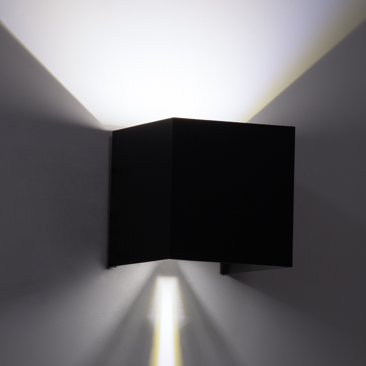 GloboStar® AXIS-S 60567 Φωτιστικό Τοίχου - Απλίκα Αρχιτεκτονικού Φωτισμού Εσωτερικού/Εξωτερικού Χώρου Up & Down LED 10W 1250lm 10 έως 60° AC 220-240V Αδιάβροχο IP65 Μ10 x Π10 x Υ10cm - Ψυχρό Λευκό 6000K - Γκρι Ανθρακί - Bridgelux Chip - 3 Χρόνια Εγγύηση - Image 10