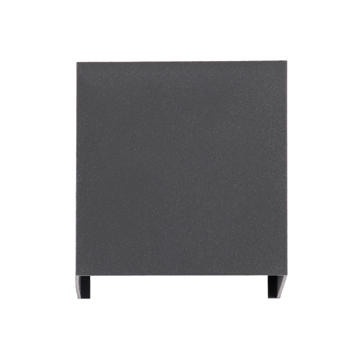 GloboStar® AXIS-S 60567 Φωτιστικό Τοίχου - Απλίκα Αρχιτεκτονικού Φωτισμού Εσωτερικού/Εξωτερικού Χώρου Up & Down LED 10W 1250lm 10 έως 60° AC 220-240V Αδιάβροχο IP65 Μ10 x Π10 x Υ10cm - Ψυχρό Λευκό 6000K - Γκρι Ανθρακί - Bridgelux Chip - 3 Χρόνια Εγγύηση - Image 3