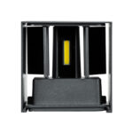 GloboStar® AXIS-S 60567 Φωτιστικό Τοίχου - Απλίκα Αρχιτεκτονικού Φωτισμού Εσωτερικού/Εξωτερικού Χώρου Up & Down LED 10W 1250lm 10 έως 60° AC 220-240V Αδιάβροχο IP65 Μ10 x Π10 x Υ10cm - Ψυχρό Λευκό 6000K - Γκρι Ανθρακί - Bridgelux Chip - 3 Χρόνια Εγγύηση - Image 6