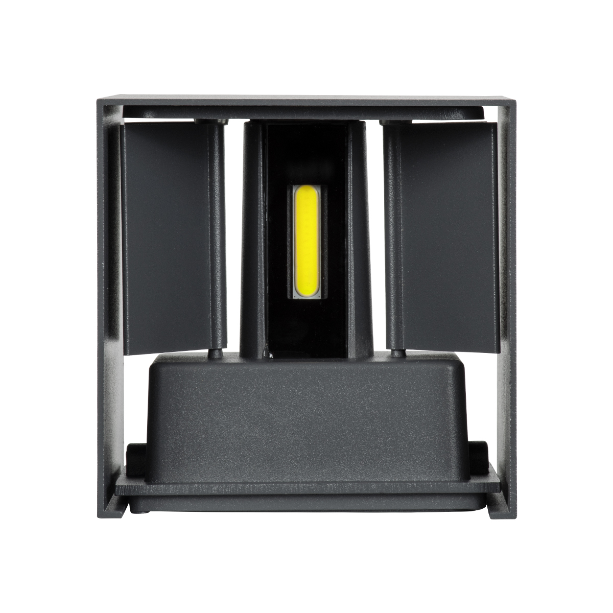 GloboStar® AXIS-S 60567 Φωτιστικό Τοίχου - Απλίκα Αρχιτεκτονικού Φωτισμού Εσωτερικού/Εξωτερικού Χώρου Up & Down LED 10W 1250lm 10 έως 60° AC 220-240V Αδιάβροχο IP65 Μ10 x Π10 x Υ10cm - Ψυχρό Λευκό 6000K - Γκρι Ανθρακί - Bridgelux Chip - 3 Χρόνια Εγγύηση - Image 7