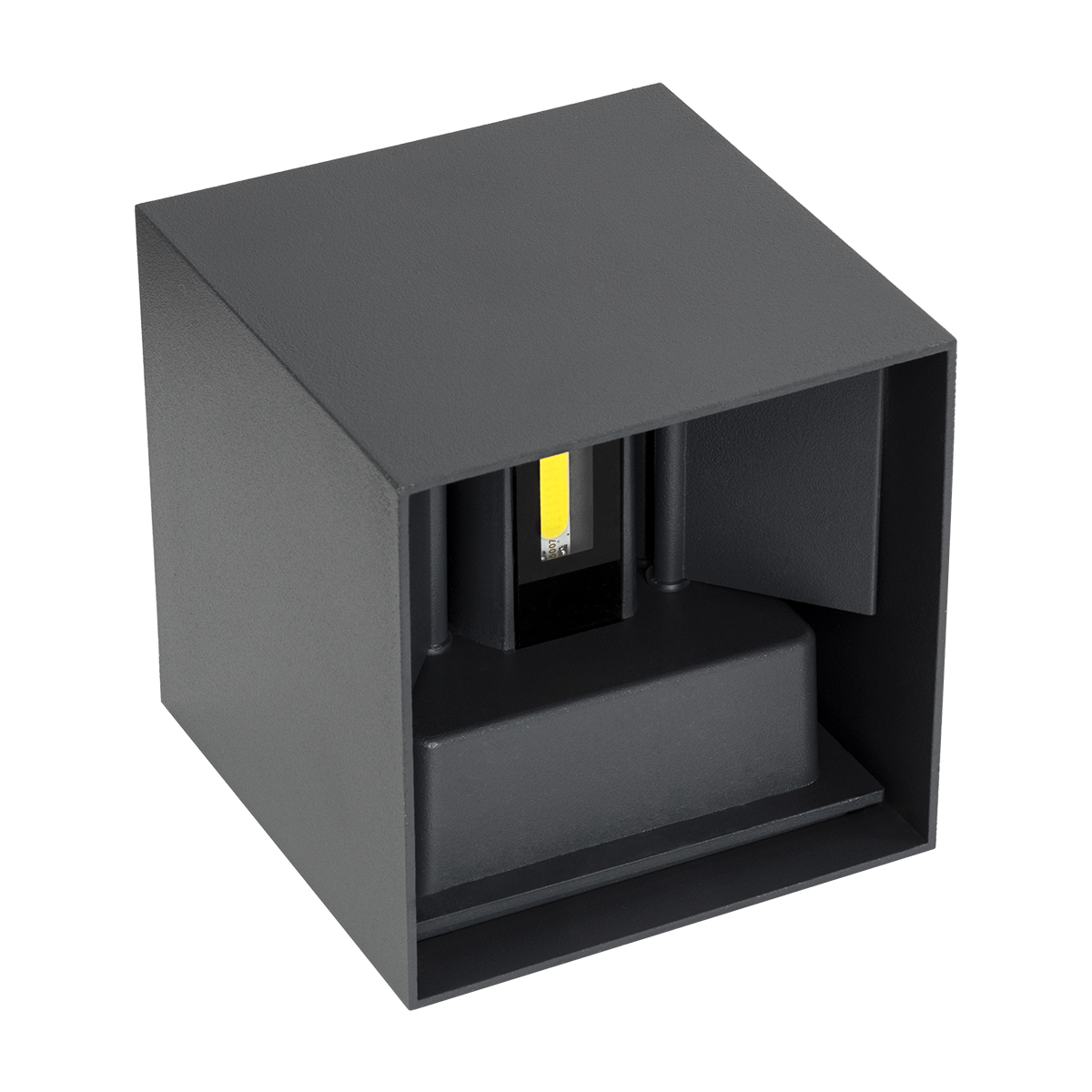 GloboStar® AXIS-S 60567 Φωτιστικό Τοίχου - Απλίκα Αρχιτεκτονικού Φωτισμού Εσωτερικού/Εξωτερικού Χώρου Up & Down LED 10W 1250lm 10 έως 60° AC 220-240V Αδιάβροχο IP65 Μ10 x Π10 x Υ10cm - Ψυχρό Λευκό 6000K - Γκρι Ανθρακί - Bridgelux Chip - 3 Χρόνια Εγγύηση - Image 8