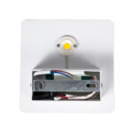 GloboStar® CUADRADO 60569 Φωτιστικό Τοίχου - Απλίκα Αρχιτεκτονικού Φωτισμού Εσωτερικού/Εξωτερικού Χώρου Up or Down LED 10W 1000lm 60° AC220-240V Αδιάβροχο IP65 - Σώμα Αλουμινίου & Tempered Glass - Μ14 x Π14 x Υ4.5cm - Θερμό Λευκό 2700K - Λευκό - Bridgelux Chip - 5 Years Warranty - Image 4