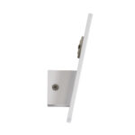 GloboStar® CUADRADO 60569 Φωτιστικό Τοίχου - Απλίκα Αρχιτεκτονικού Φωτισμού Εσωτερικού/Εξωτερικού Χώρου Up or Down LED 10W 1000lm 60° AC220-240V Αδιάβροχο IP65 - Σώμα Αλουμινίου & Tempered Glass - Μ14 x Π14 x Υ4.5cm - Θερμό Λευκό 2700K - Λευκό - Bridgelux Chip - 5 Years Warranty - Image 5