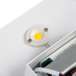 GloboStar® CUADRADO 60569 Φωτιστικό Τοίχου - Απλίκα Αρχιτεκτονικού Φωτισμού Εσωτερικού/Εξωτερικού Χώρου Up or Down LED 10W 1000lm 60° AC220-240V Αδιάβροχο IP65 - Σώμα Αλουμινίου & Tempered Glass - Μ14 x Π14 x Υ4.5cm - Θερμό Λευκό 2700K - Λευκό - Bridgelux Chip - 5 Years Warranty - Image 7